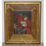 19th Century School, "News From The Transvaal", Chelsea Pensioner's, waterolcour, 13cm x 18cm,