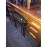 A 1930s/40s Abbess oak pedestal desk