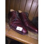 A pair of gents Italian leather shoes - Stemar, UK size 7 1/2