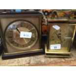 2 vintage Metamec quartz clocks