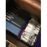 Box of boxed cutlery