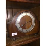 A Smiths bracket clock, Westminster chime