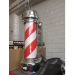 A Barbers illuminated pole