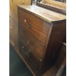 A mahogany cabinet