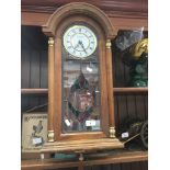 A President quartz Westminster chime wall clock.