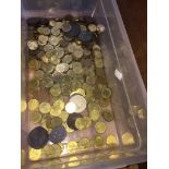 Tub of tokens