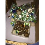 A box of marbles.