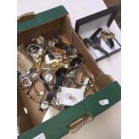 Box of numerous watches