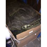 A Barbour Border, 40 inch chest, a Black Knight waterproof jacket, a House of Hardy waxed jacket and