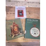 3 books on Clocks, watches and chronometers