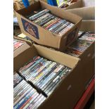 3 boxes of DVD's