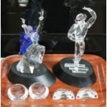 Swarovski Collectors Society Magic of Dance figurines comprising 2002 Isadora by Adi Stocker, 2003