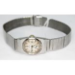A WWII German Wehrmacht military issue Festa Tresor stainless steel manual wind wristwatch with