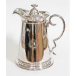 A large shipping line silver plated lidded jug for the British & Burmese Steam Navigation Company