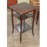 A bentwood occasional table in the manner of Josef Hoffmann.