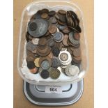 Tub of coins