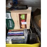 Two boxes of cds