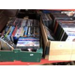 Two boxes of dvd's