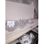 4 Waterford crystal items