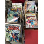 five boxes of Marvel & DC comics - 1970s/80s/90s and others.