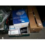 2 boxes of CDs, computer games, dvds etc