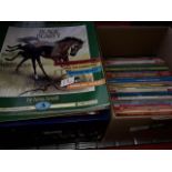 2 boxes of children's books including Ladybird and Classic Adventures collection