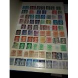 3 GB 19th/20th century stamp stock books, including machins, postage due and mint sets.