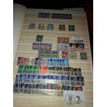 3 GB stock books of 1940's to 2000s stamps including machins.