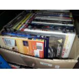 Two boxes of dvds
