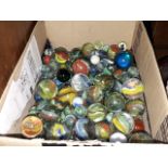 A box of marbles