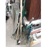 3 bundles of garden tools