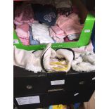 3 boxes of girls clothes to include M&S and knitwear