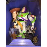 Toy Story figures and some other small figures.