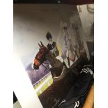 "Aintree Heroes" ltd edition print, signed by all 3 jokeys ( T. Jenks, G. Bradley, B. Powell ).