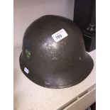A Swedish M21 pre WWII military tin helmet