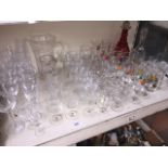 Selection of glasses etc.