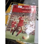 The Ian Callaghan Souvenir brochure, Testimonial Season 1977-78, signed in pen to front cover by Ian