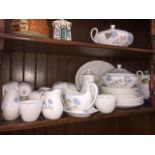 Wedgwood Ice Rose china dinner ware approx. 55 pieces (one tureen broken)