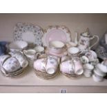 Three part china teasets