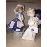 Two small Lladro figures