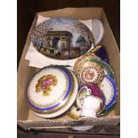 6 limited edition Limoges plates and various other Limoges items