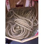 A box of rope.