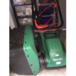 Qualcast electric lawn mower.