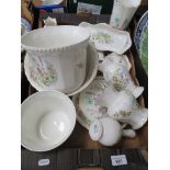 A 16 piece Aynsley bone china, (wild tudor) with limited edition bowl