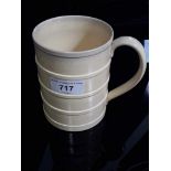 A Wedgwood Keith Murray mug, height 12cm.