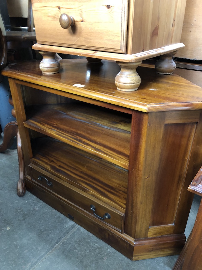 A modern hard wood av cabinet