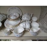 Duchess Tranquility tea and dinner wares including teapot - approx 42 pieces