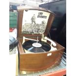 A vintage Pye hifi turntable - FAILED PAT, SOLD AS PARTS