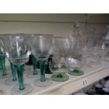 Selection of glassware