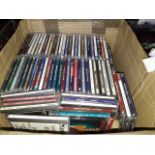 A box of cd's